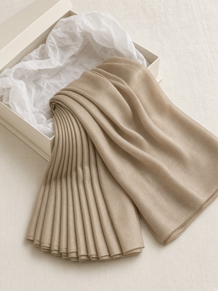Unboxed Georgette pre-drape