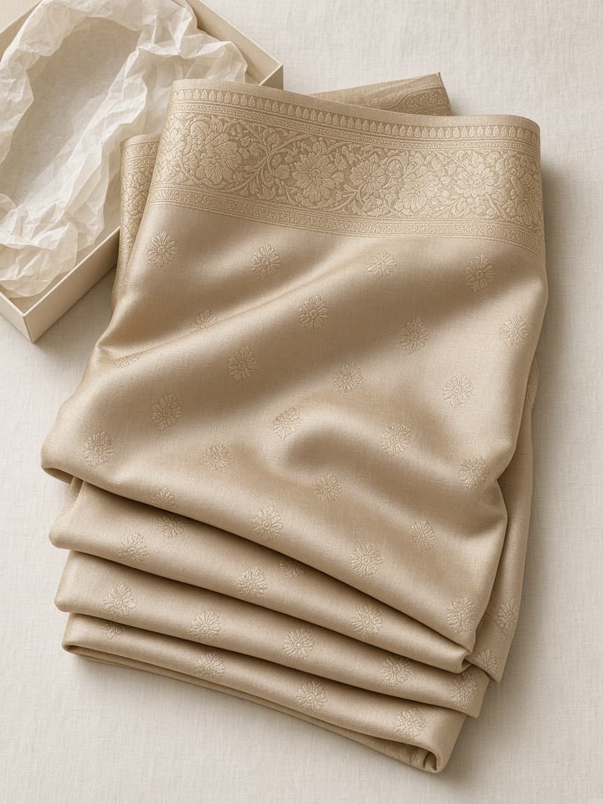 Unboxed Tanchoi silk